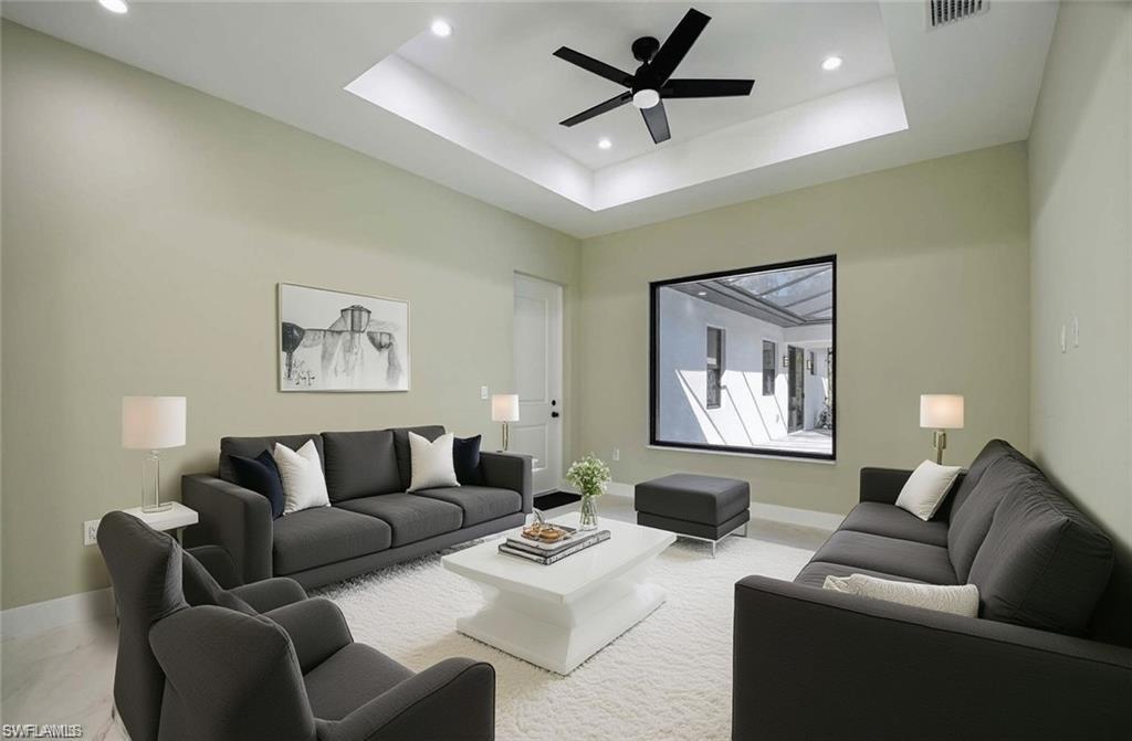 Virtually Staged second/additional Living Area