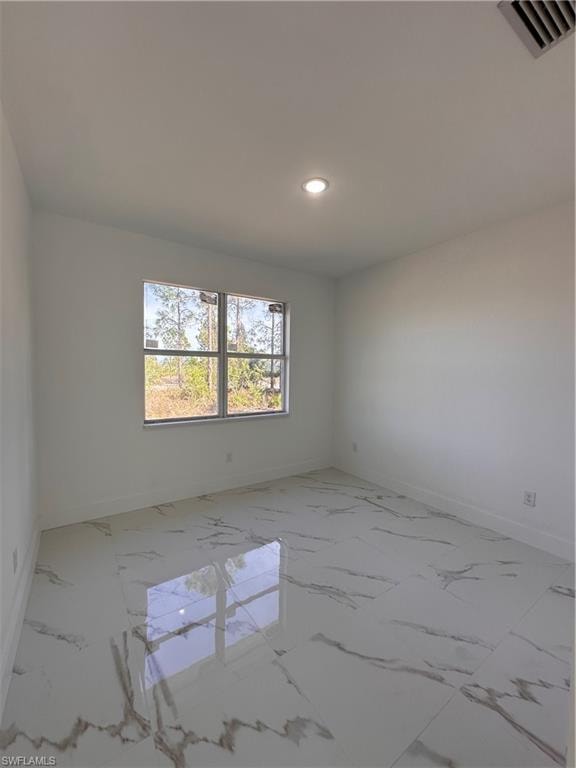 View of spare room