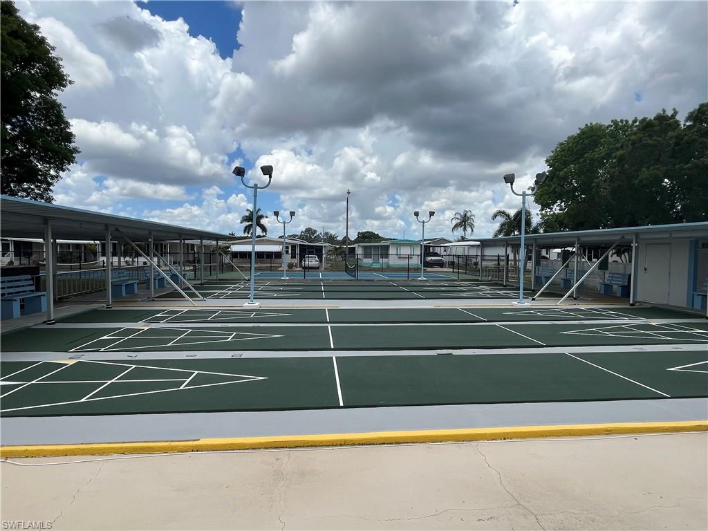 Shuffleboard courts