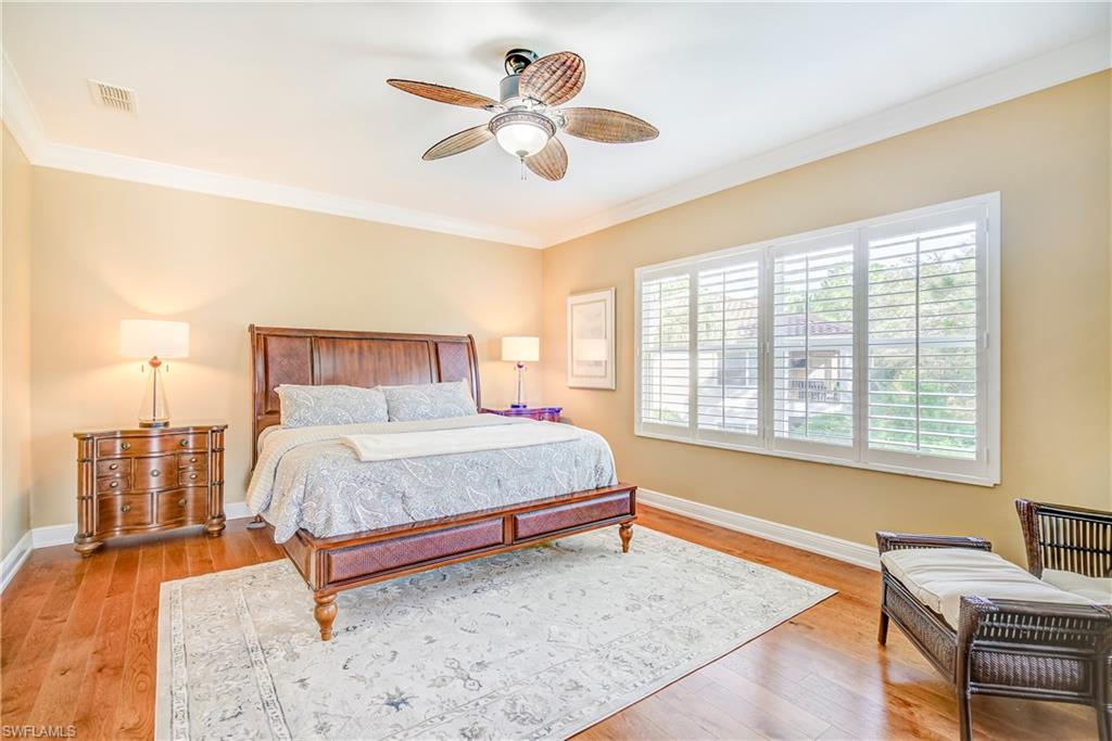Main Bedroom with his and her walk in closets