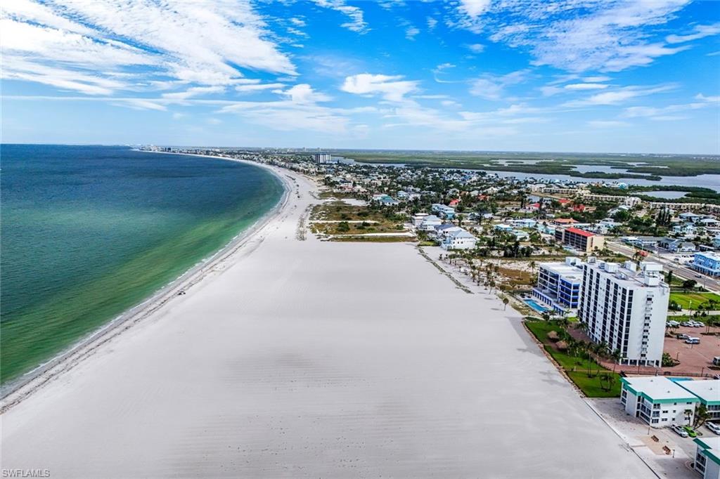White sand beaches....