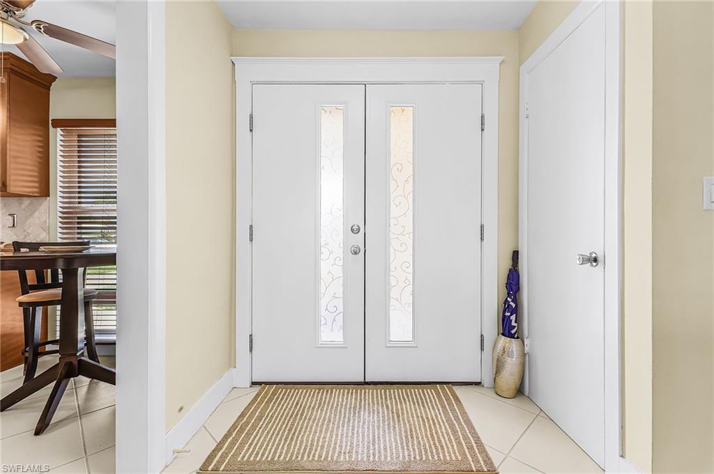 Entry with storage closet