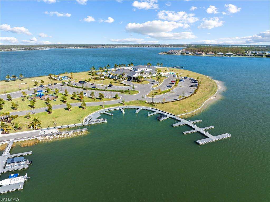 Marina with boat ramp