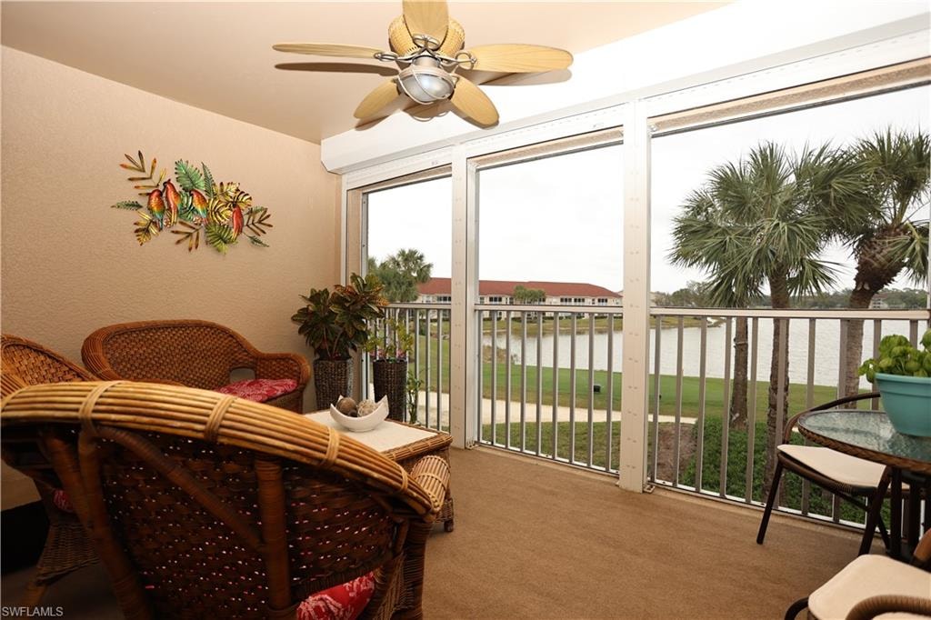 BACK balcony with golf course view