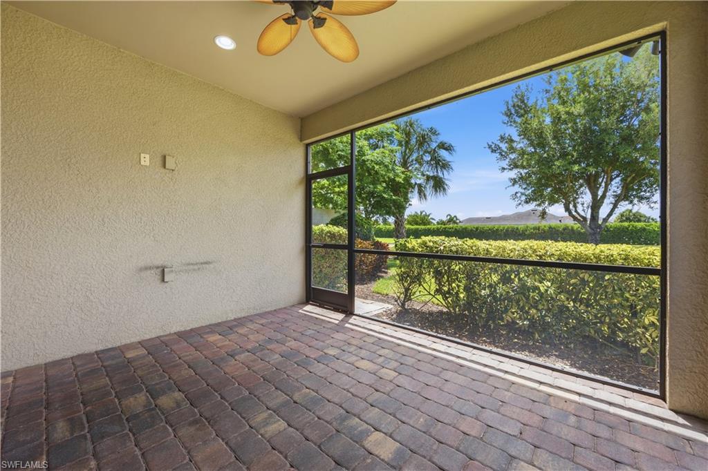 Screened in lanai