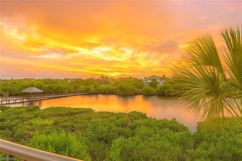 Stunning SUNSETS and Water VIEWS from third level balcony.