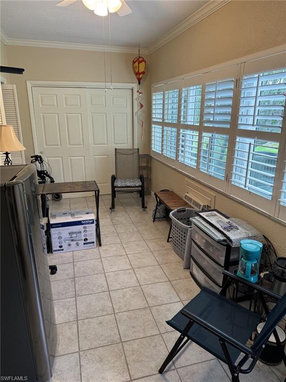 Look at these hurricane impact windows all the way across the back of the sunroom.