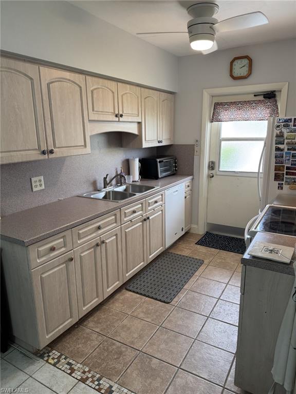 Lots of cabinets and counterspace.
