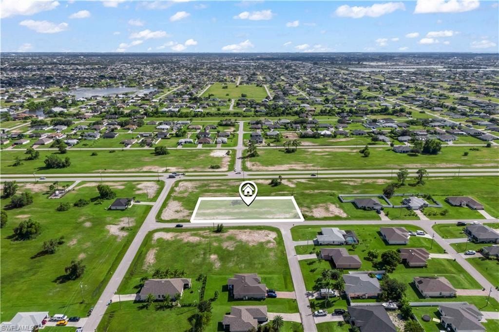 Map image pinpointing the location of the lots within Cape Coral.