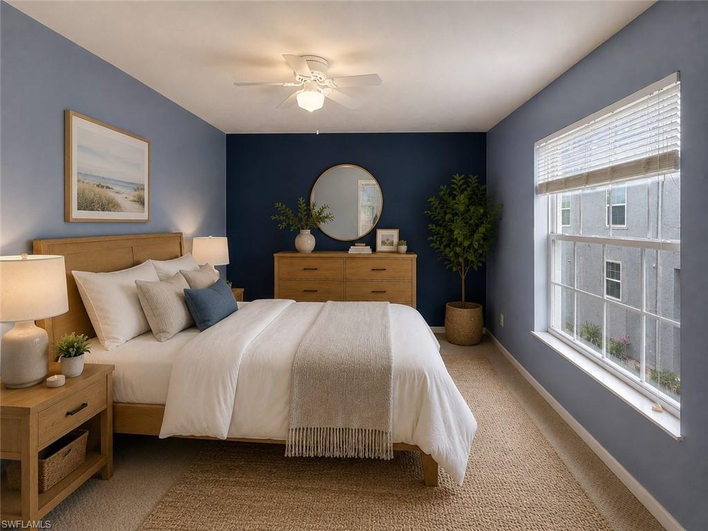 Bedroom 2 AI Staged