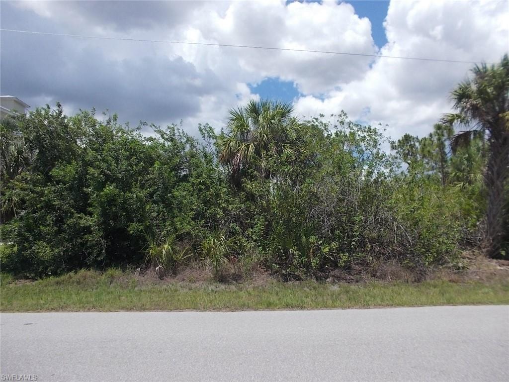 Looking at Lot from the street