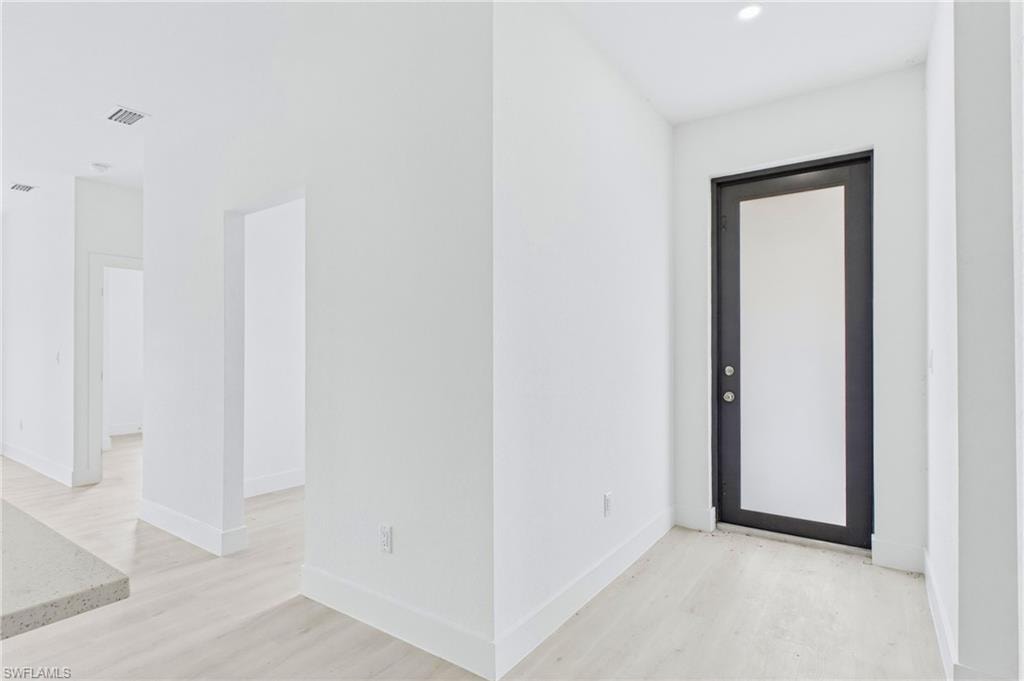 Separate entrance for Unit 2 designed for convenience and modern living.