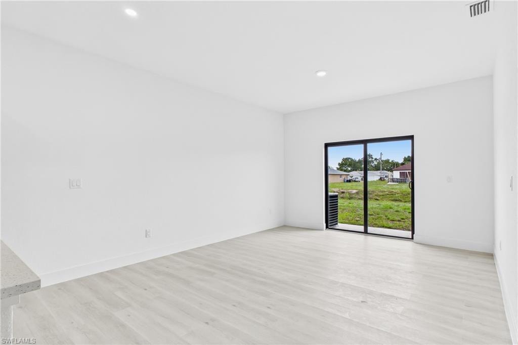 Welcoming second-unit living room with an open and connected floor plan.