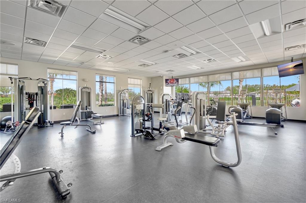 Fully equipped fitness center