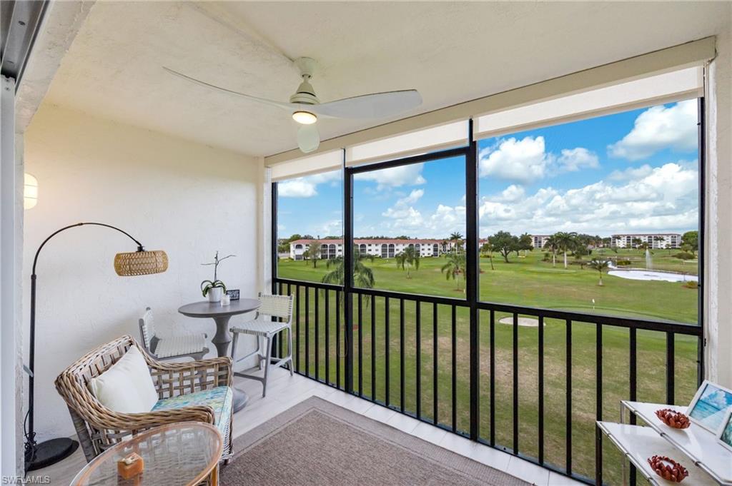 large screened lanai