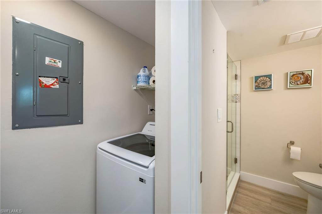 in condo laundry space