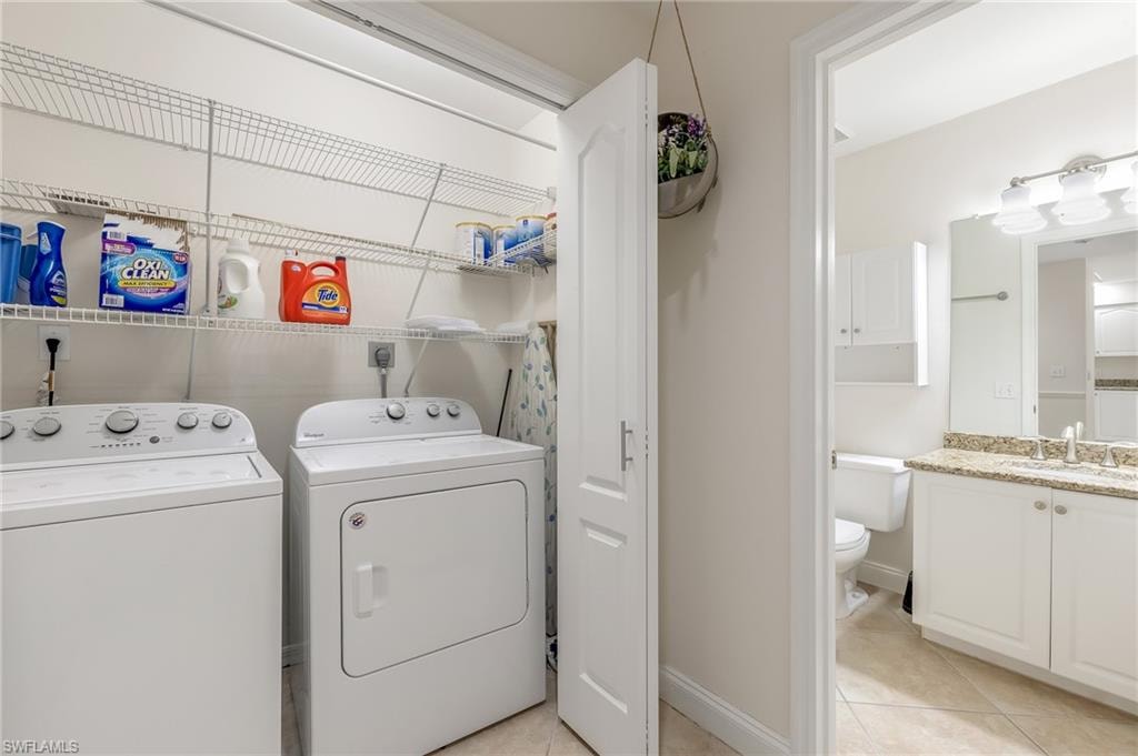 hallway to laundry and guest bathroom