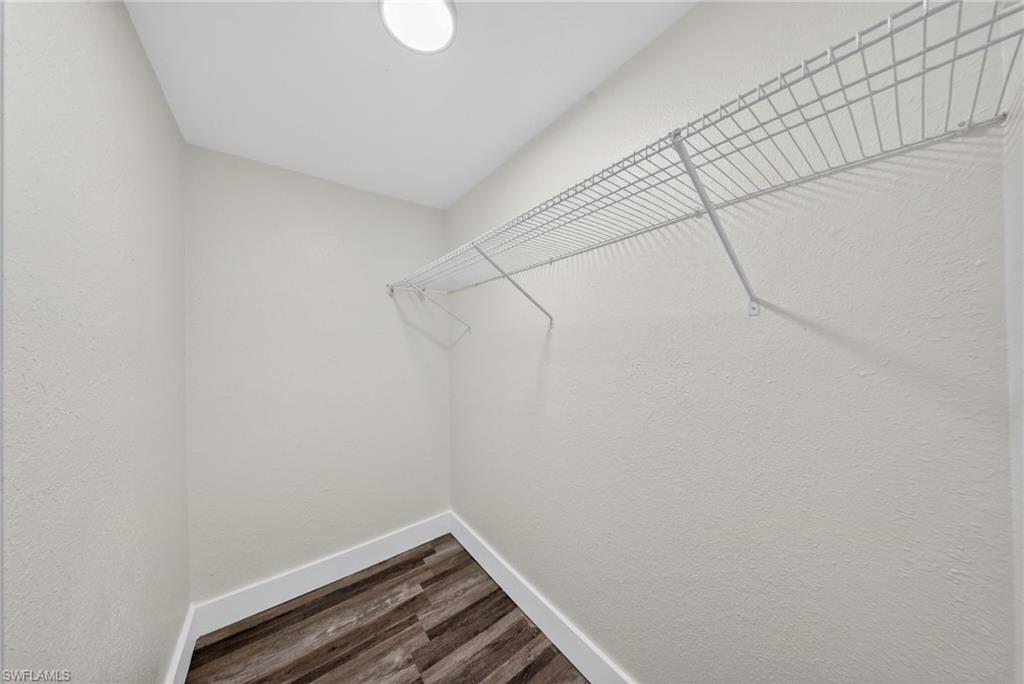 Interior closet featuring a wire shelving system