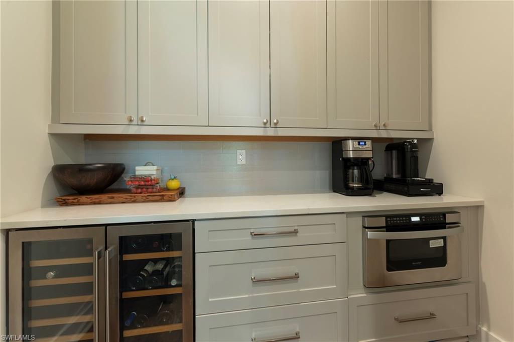 Walk in Pantry with Wine Refrigerator