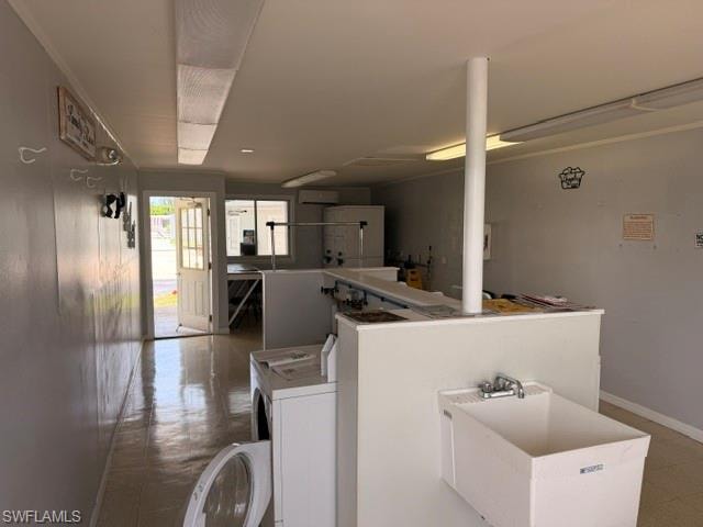 Community Laundry room next to outdoor pool