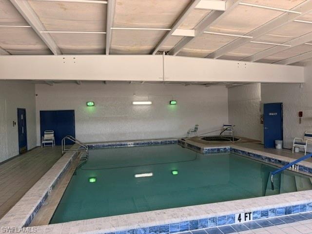 Indoor Pool and Hot Tub Floors under renovation