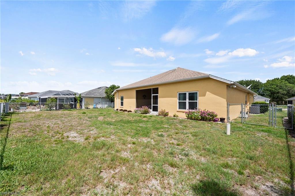 Fully Fenced in yard