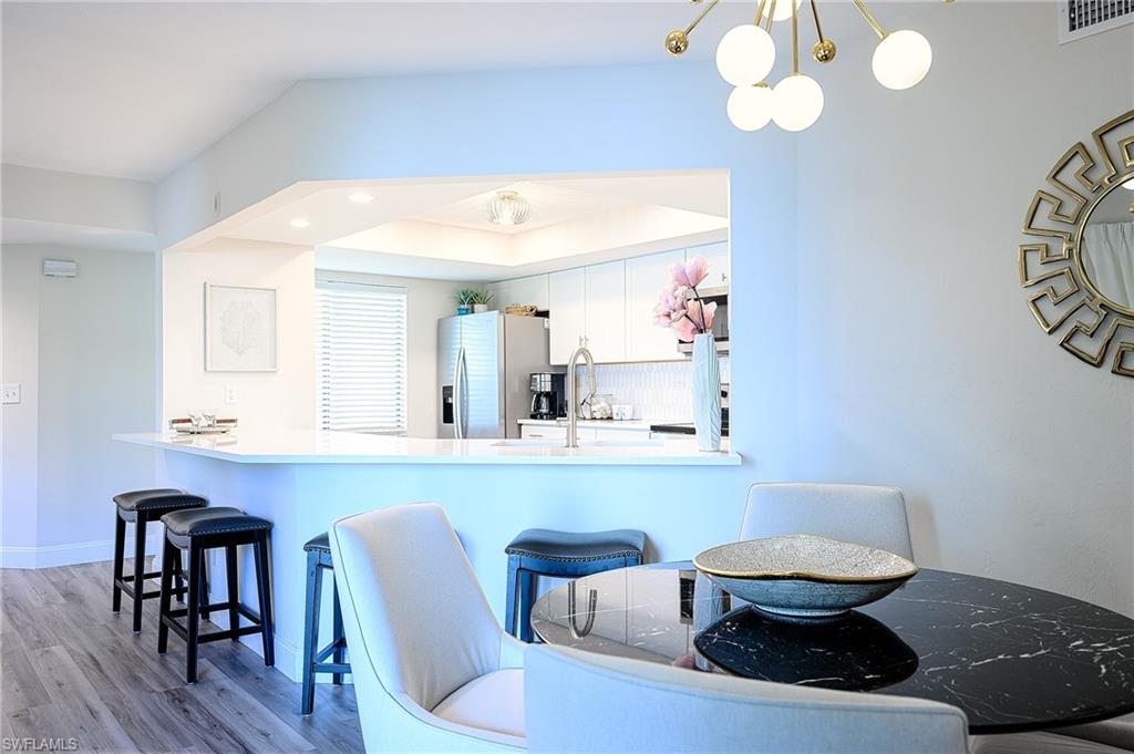 dining area, living and open kitchen!