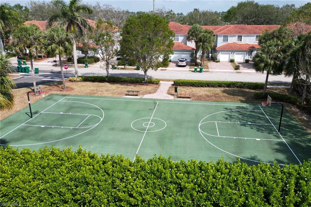 Community basketball court