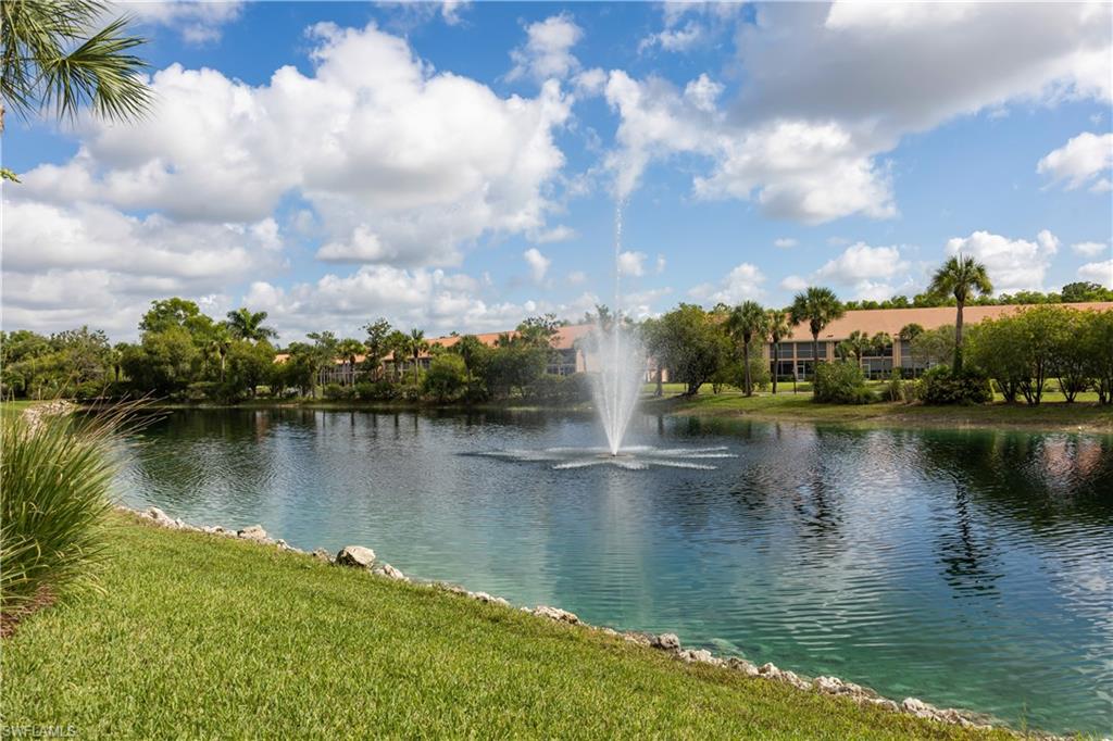 View of water fountain