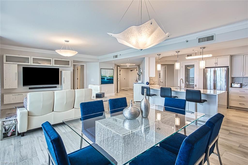 Dining area designer lighting