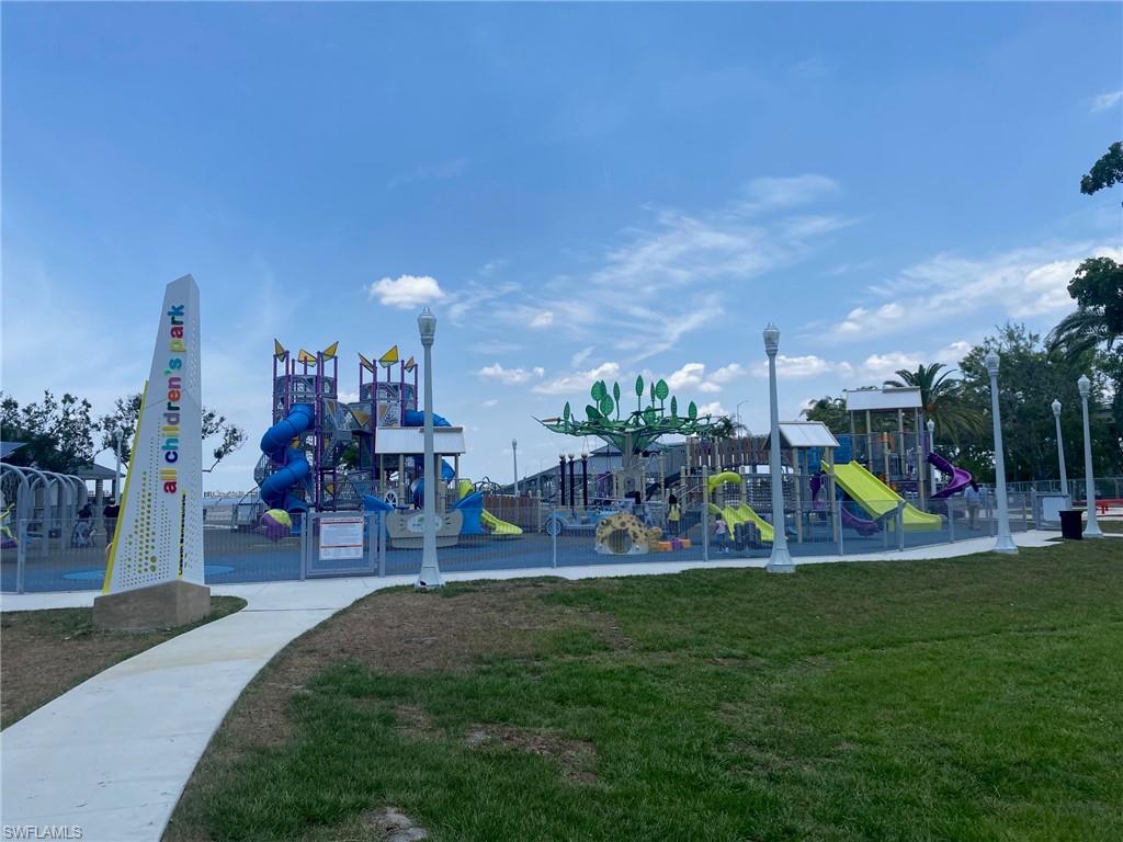 View of community playground