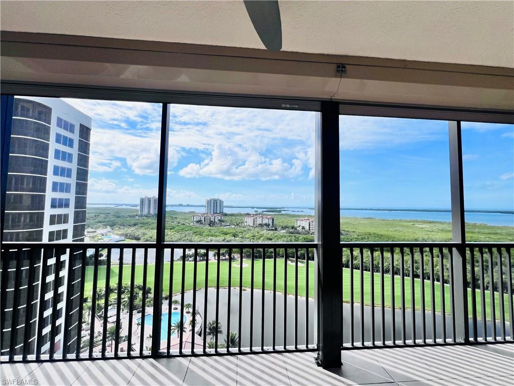 View from screened-in lanai