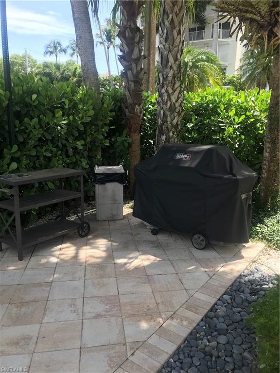 GRILL SET UP BY POOL