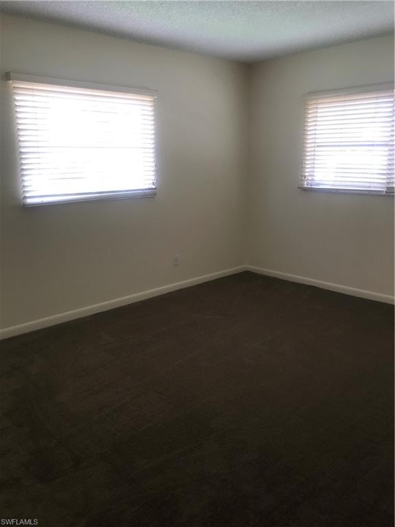 Main bedroom windows facing west and north