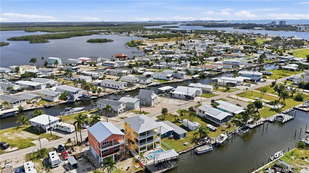 Waterfront community with extensive canal access, numerous boat docks, and direct access to open water