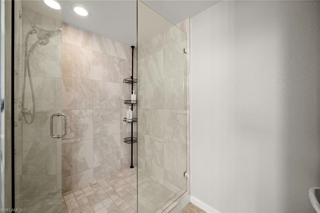 New large shower