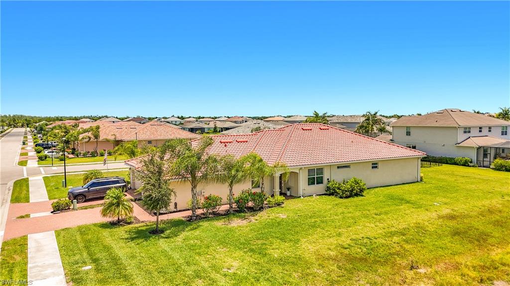 Front side aerial view