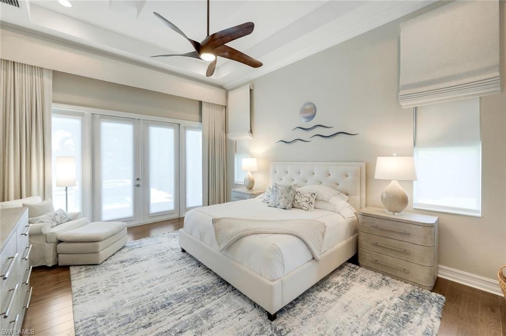 Private owner's sanctuary with privacy blinds as well as black out shades