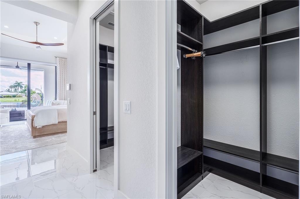 His/Hers Walk-in Closets