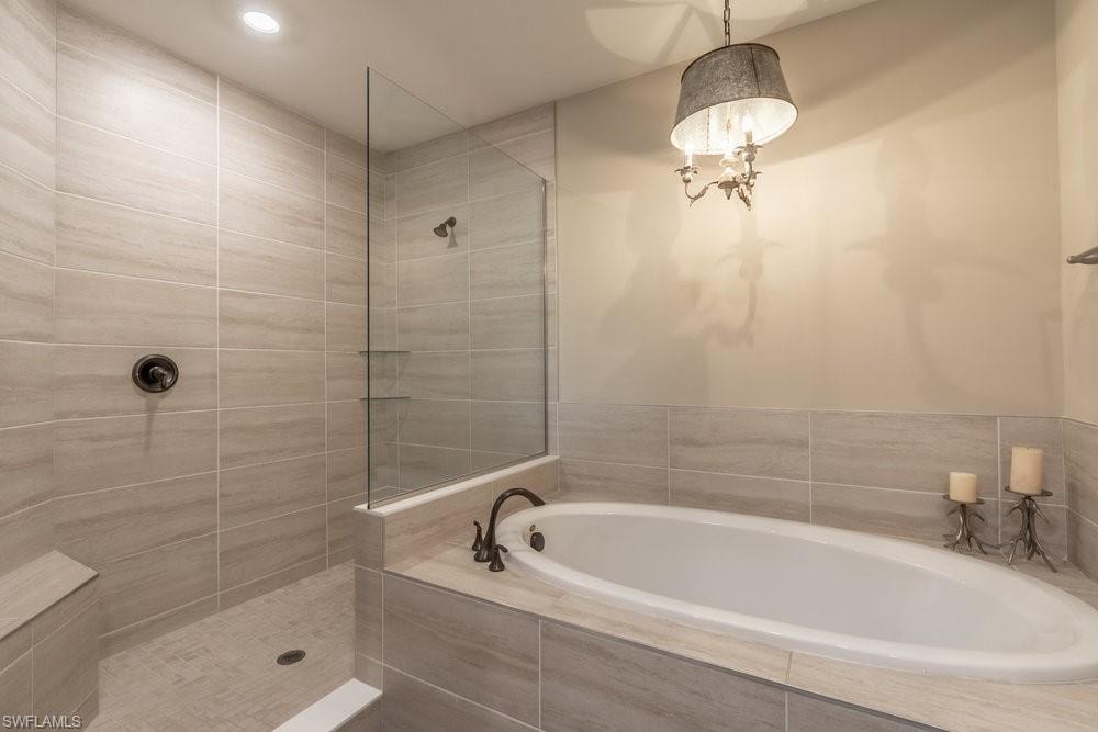 Primary Bath separate tub and shower