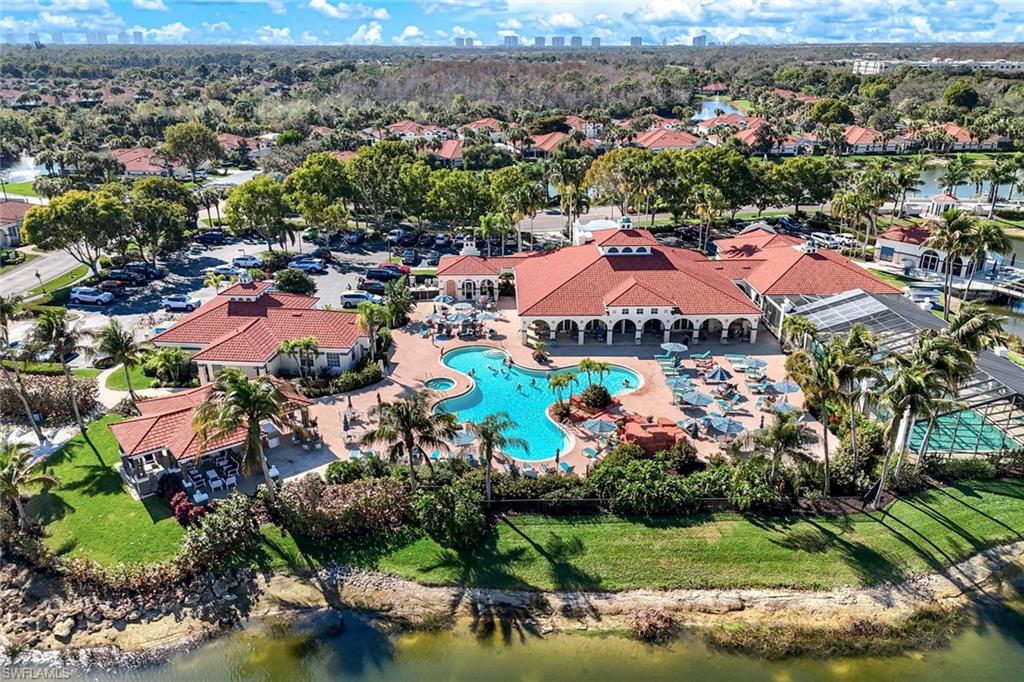 The clubhouse where you can host your own party, mingle with neighbors or take a break from the sun.