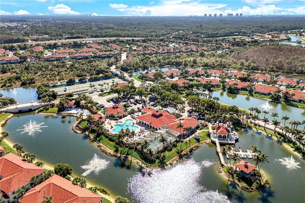 Aerial view of the community.