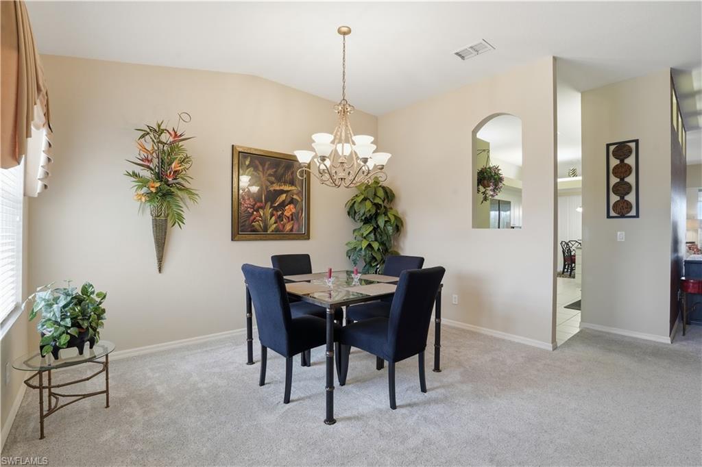 Formal dining area.