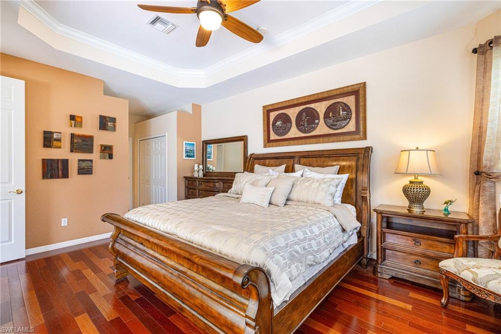 Spacious primary bedroom