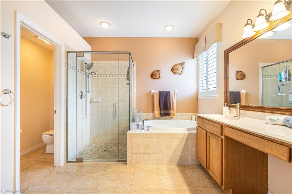 Bath and shower area