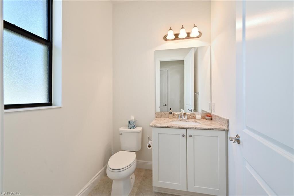 Powder Room on first floor