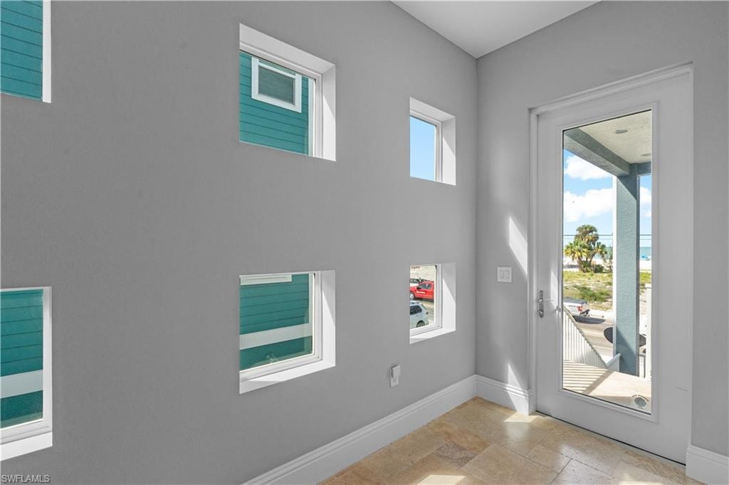Front door entry with lots of natural light