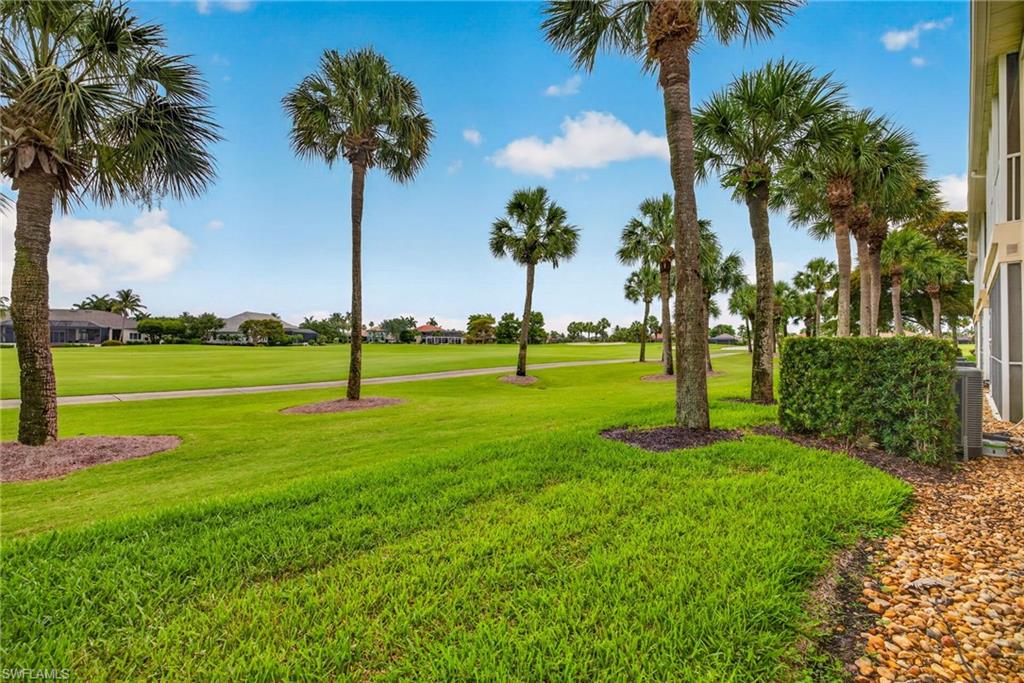 Views down the fairway from the lanai