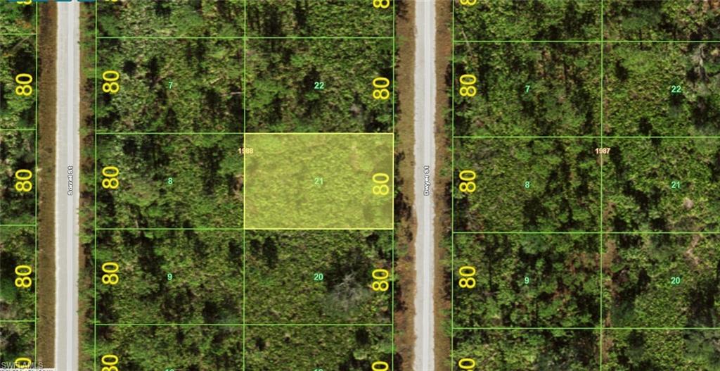 Plat Map. Illustrating the property's location and parcel dimensions
