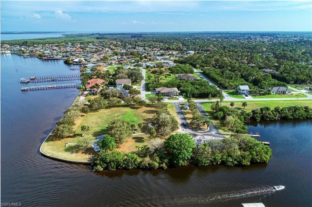 Expansive waterfront parcel with direct water access